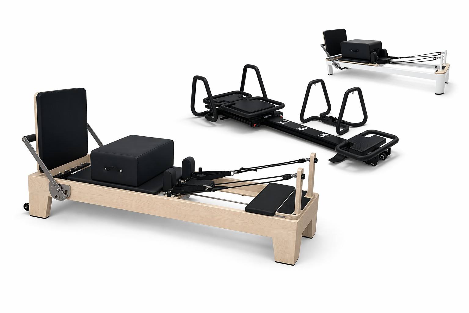 Product lineup hero — maple & aluminium reformers